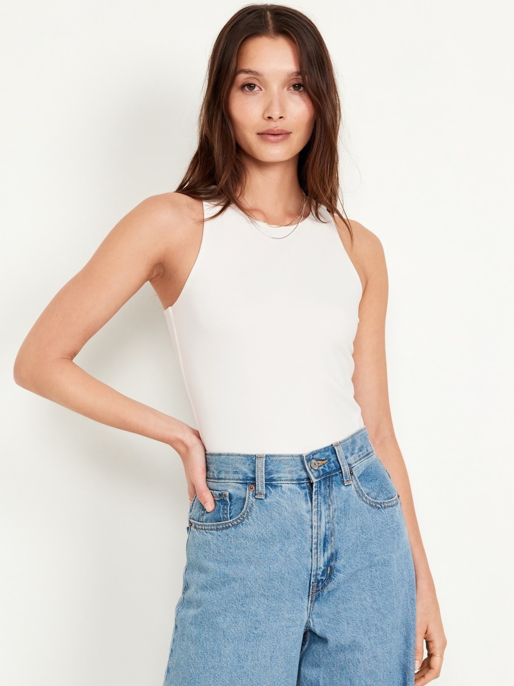 Old Navy Women’s High-Neck Tank Bodysuit